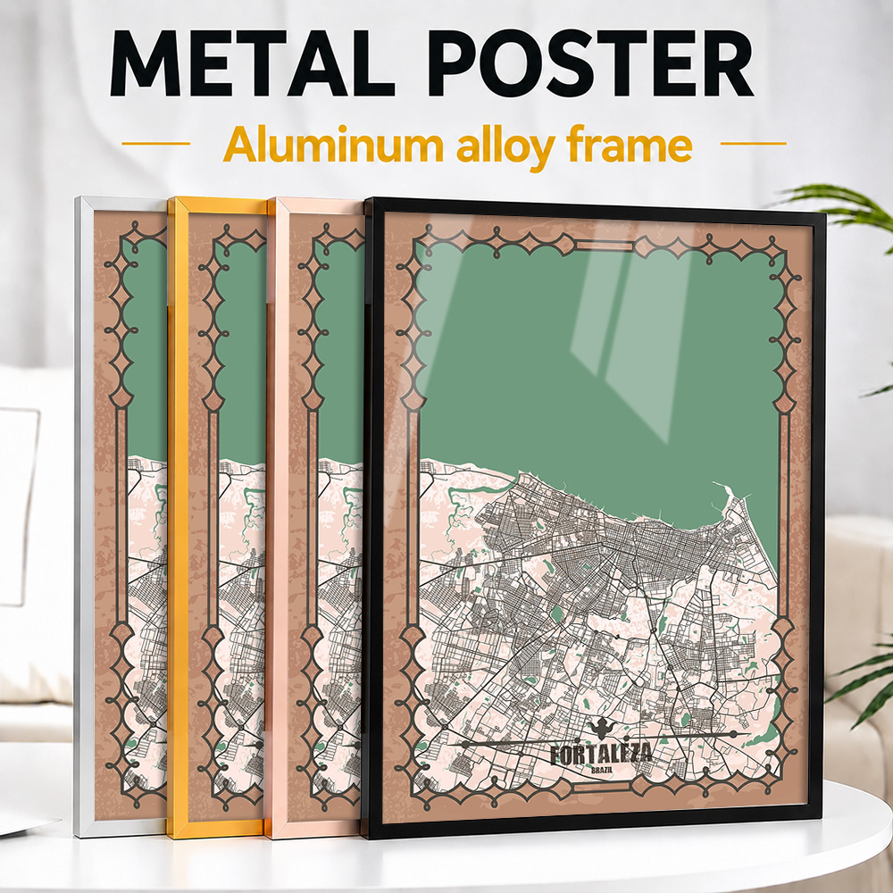 Custom Map Poster - Mapa de la ciudad de Fortaleza,