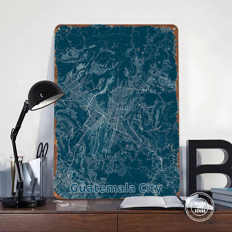 Mapa de la Ciudad de Guatemala - Custom Map Poster reseña y precio