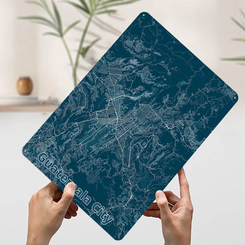 Mapa de la Ciudad de Guatemala - Custom Map Poster reseña y precio