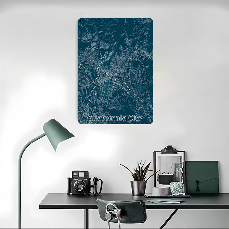 Mapa de la Ciudad de Guatemala - Custom Map Poster reseña y precio