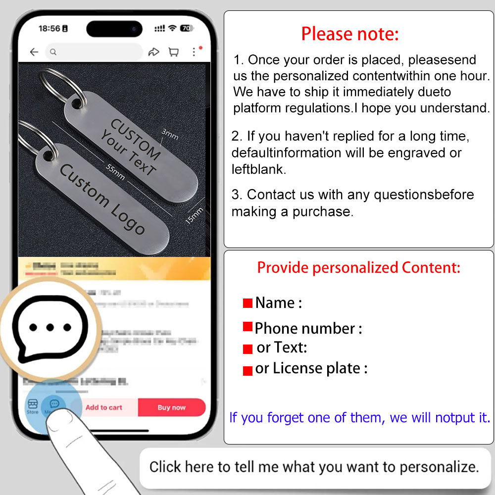 Llavero personalizado de acero - Initial Ring Custom reseña y precio