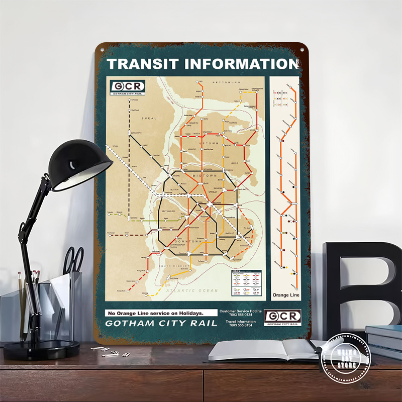 Póster impreso con mapa de la  - Custom Map Poster reseña y precio