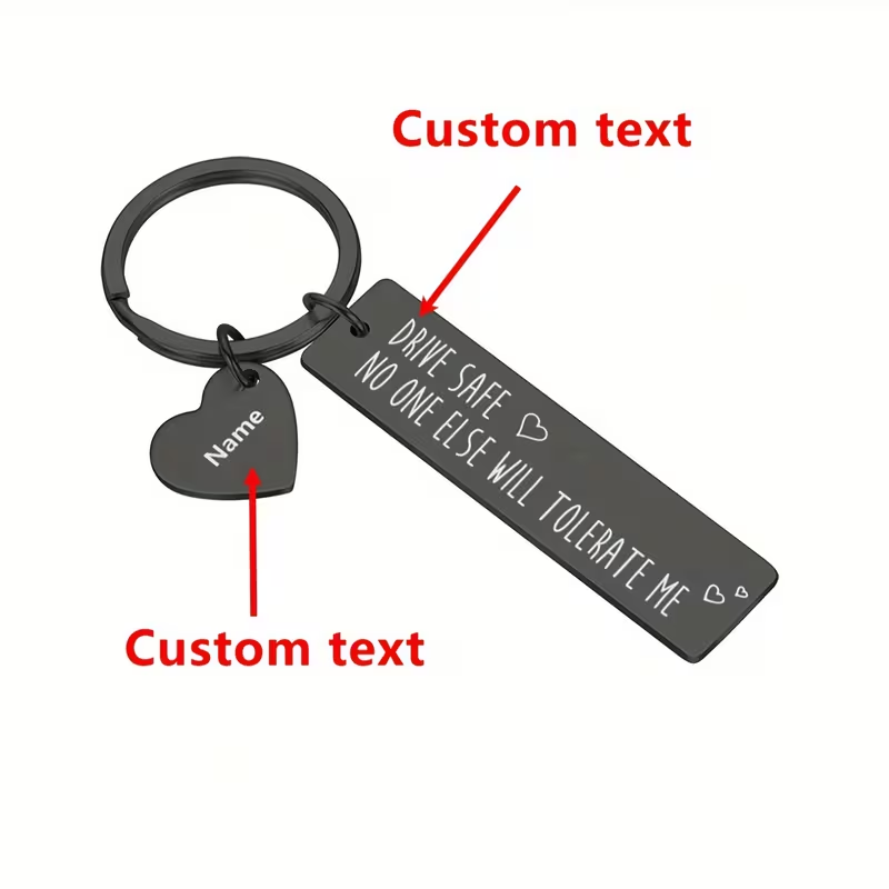 Llavero con Colgante de Letra  - Initial Ring Custom reseña y precio